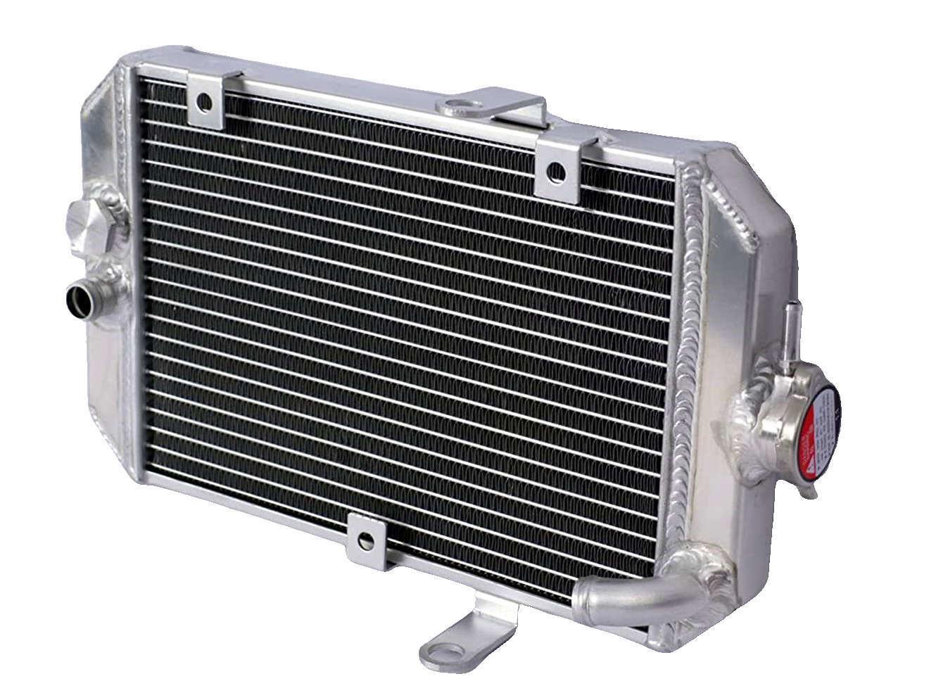 Aluminum Radiator&Black Hose Fits 2001-2005 Yamaha Raptor 660R