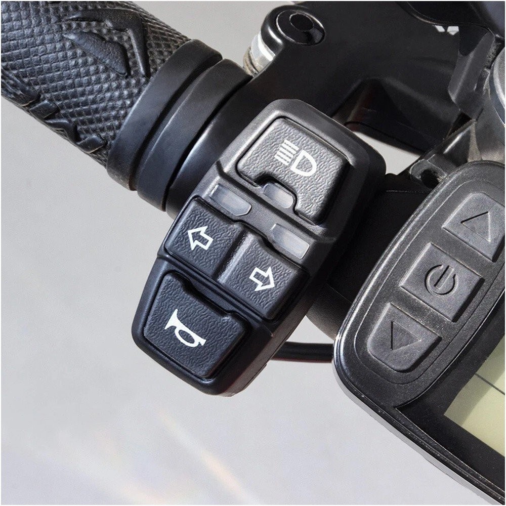 7/8″ 22mm Motorcycle Handlebar Horn Turn Light Switch Control Universal 1-10PCS