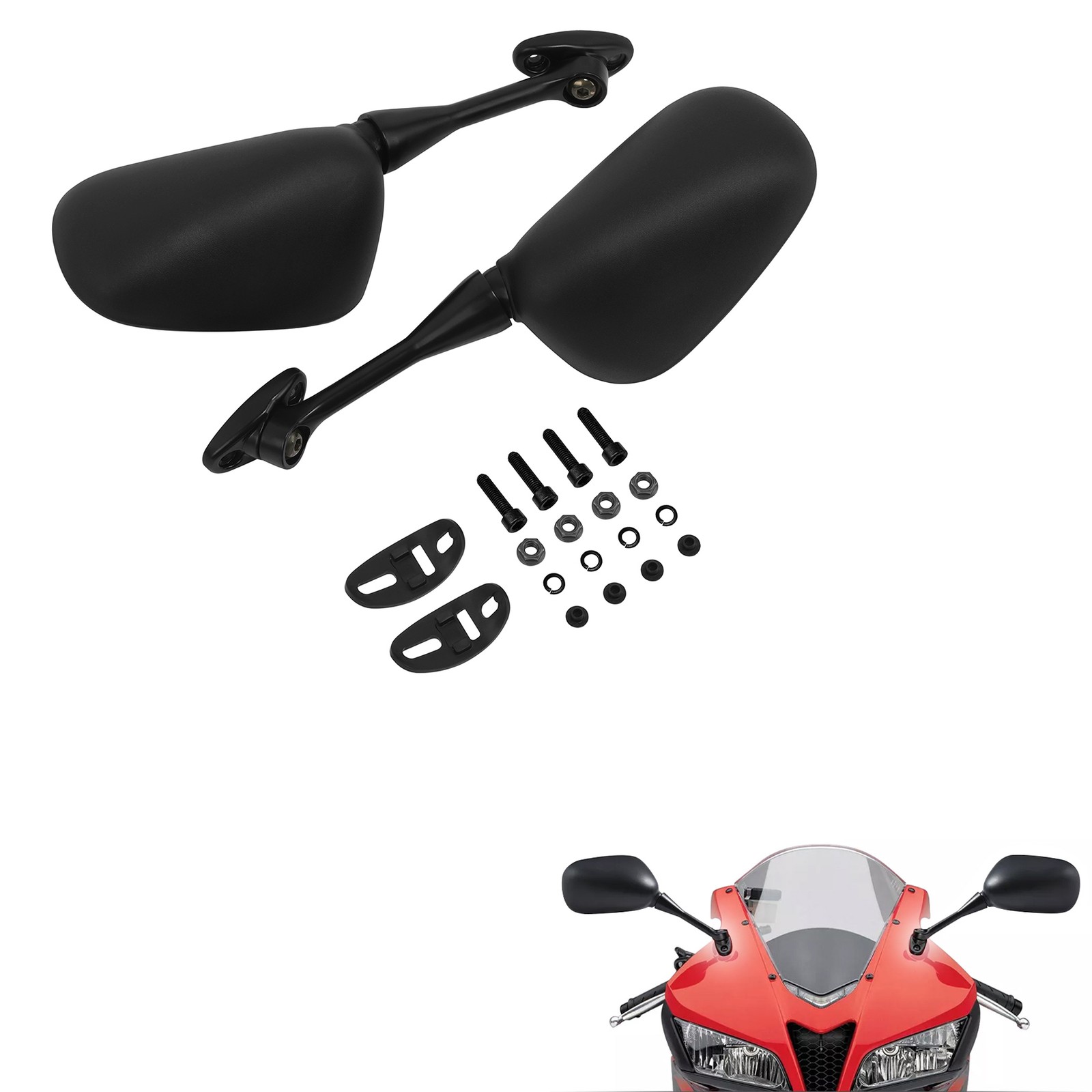 Rearview Side Mirrors Fit For Honda CBR1000RR 2004-2007 2005 2006 CBR600RR 03-24