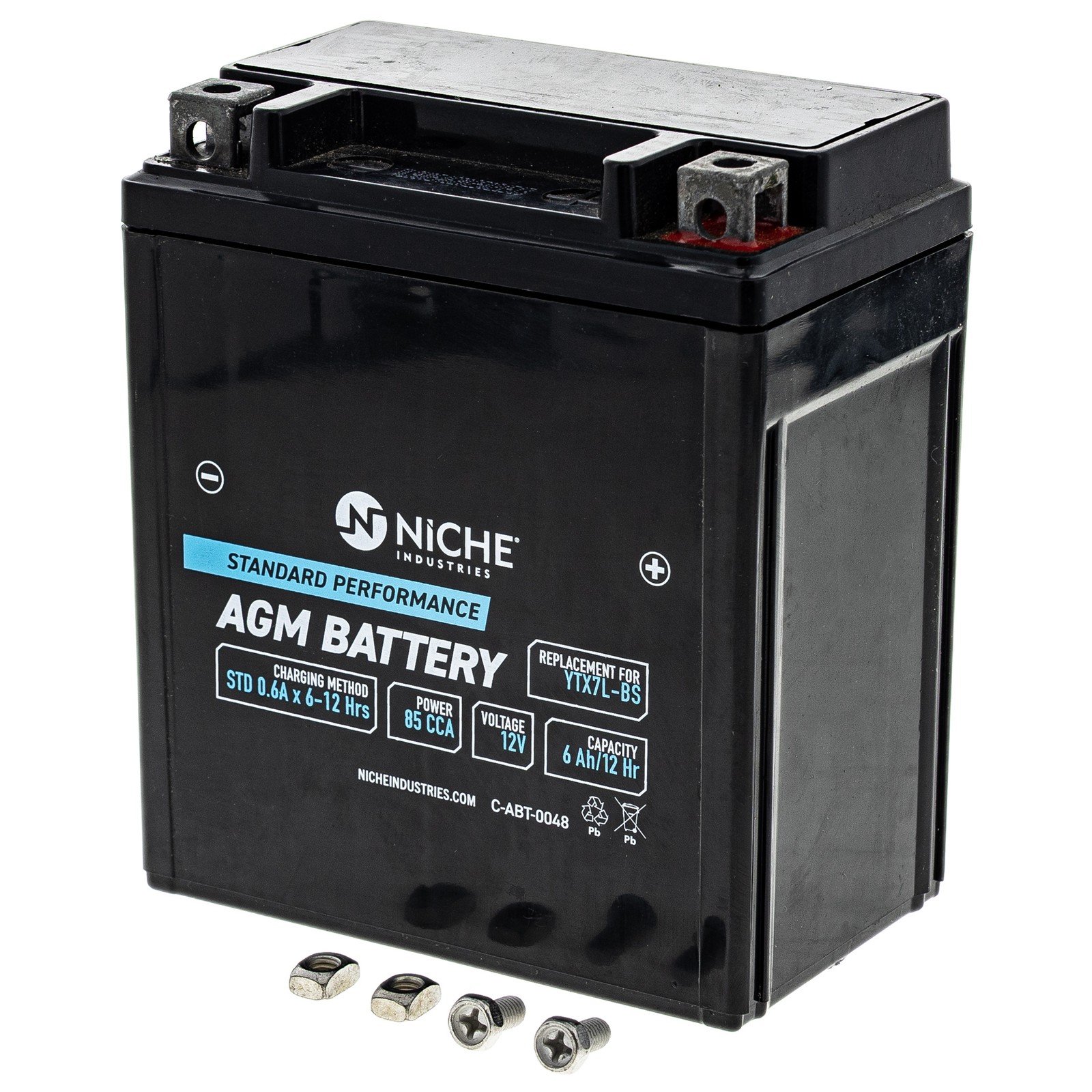 NICHE AGM Battery YTX7L for Honda SH150i Elite 110 Scooter