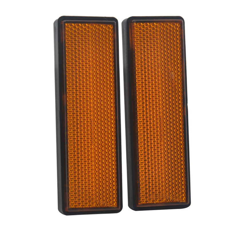 Motorcycle Universal Yellow Front Fork Leg Reflectors for Ducati Dirt Bikes ATV