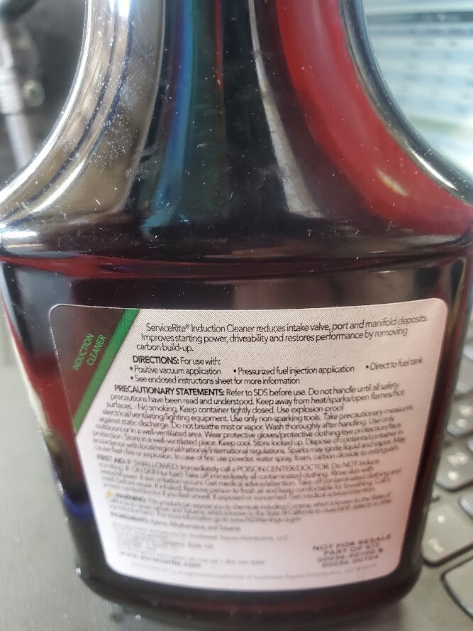 TOYOTA APPROVED SERVICERITE FUEL SYSTEM CLEANER (6 Bottles)