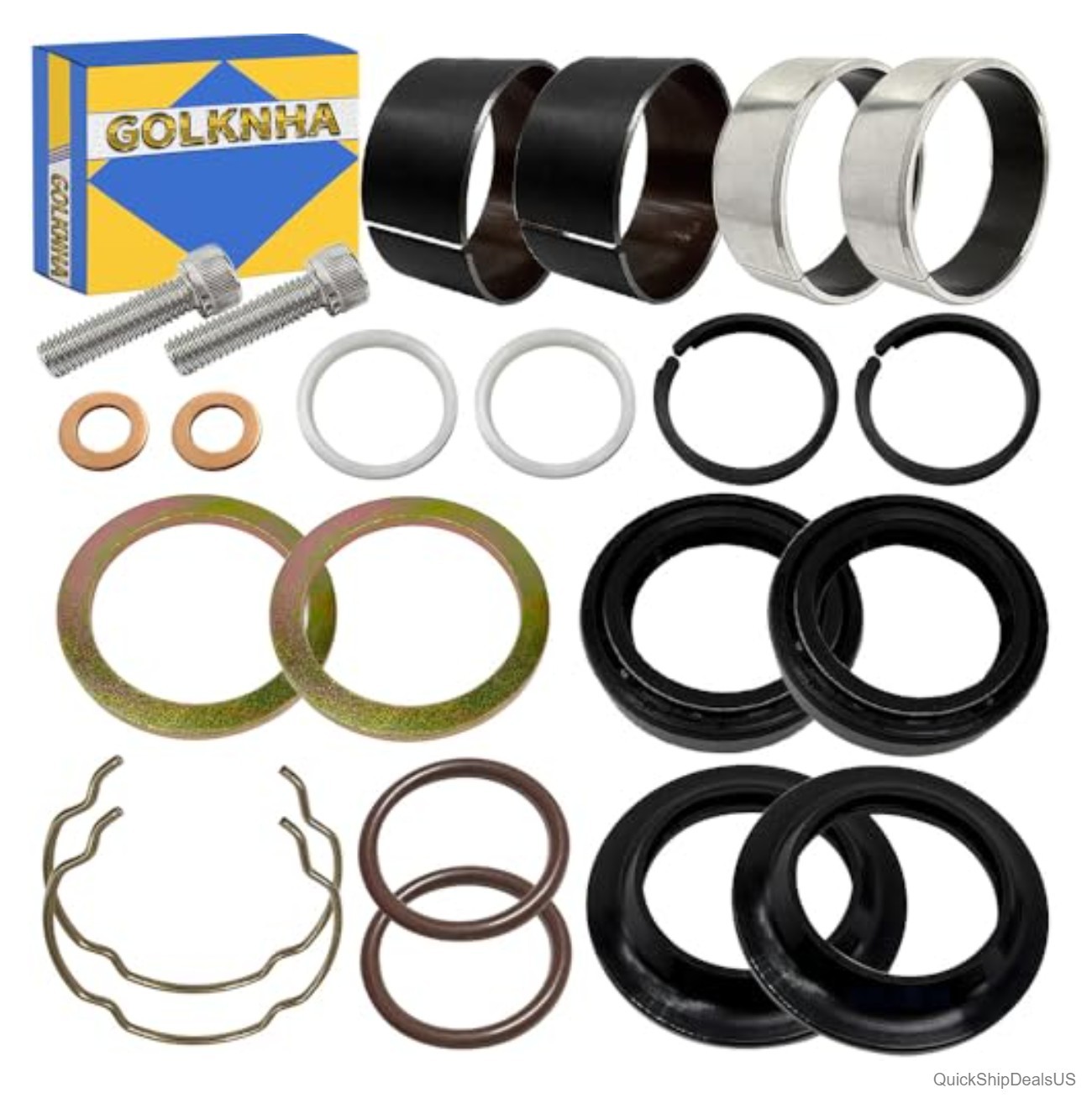 Fork Rebuild Kit 39mm 39x52x11 Oil Dust Seal Bushing For Dyna Sportster 883 1200