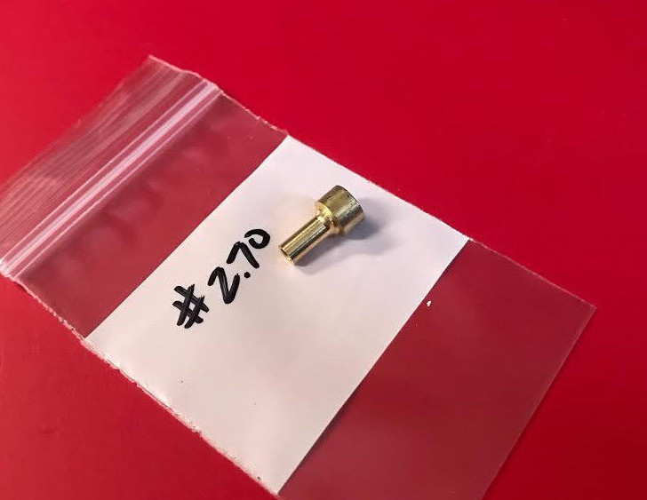 BING 53 • NOS Carb Needle Jet 2.70 BMW Penton DKW Sachs Hercules Tempo Zundapp
