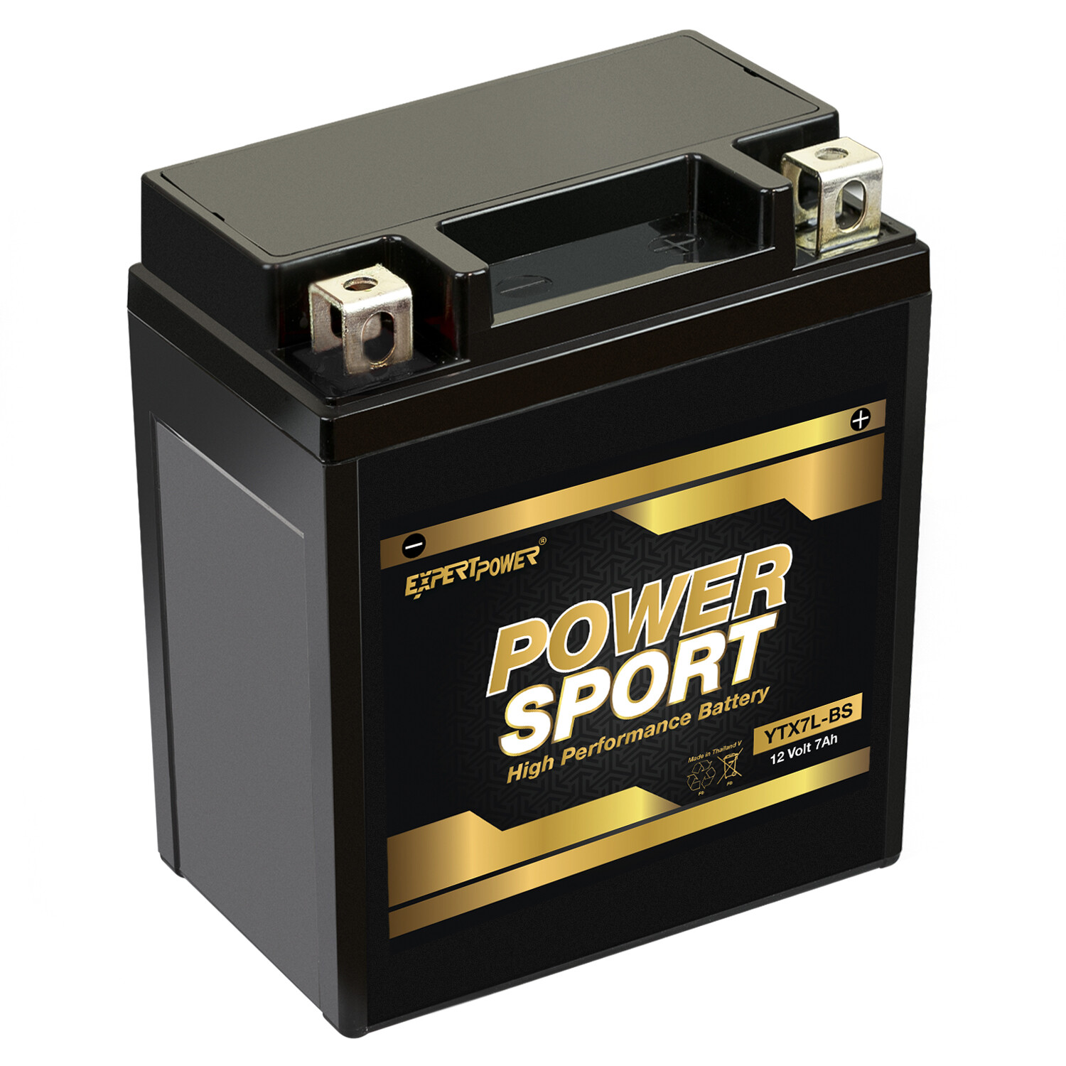 ExpertPower YTX7L-BS Battery Replaces Piaggio Vespa Primavera 150 2013