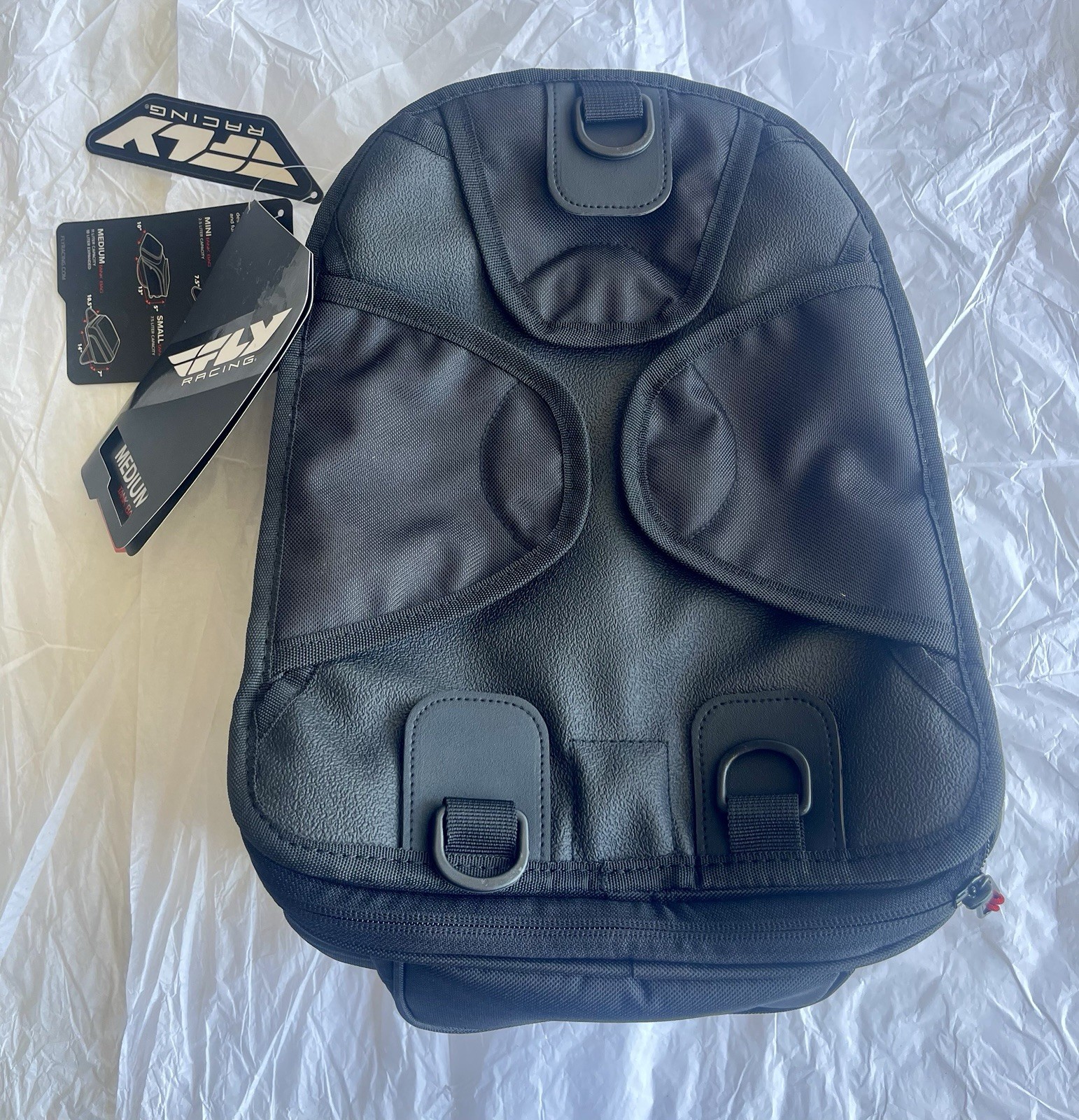 Fly Racing Magnetic Motorcycle Tank Bag Size:Medium PN:479-10600