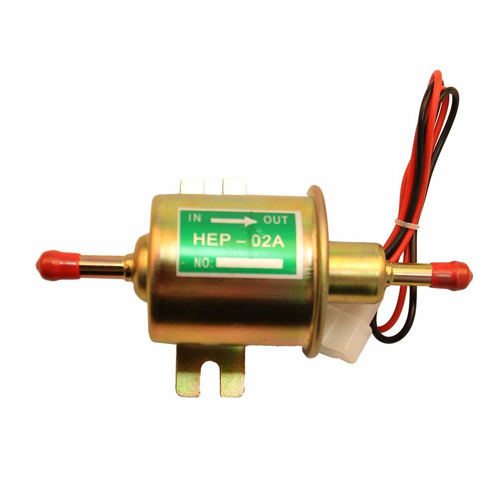 Universal 2.5-4psi Low Pressure Electric Fuel Pump Gas Diesel Inline 12V HEP-02A