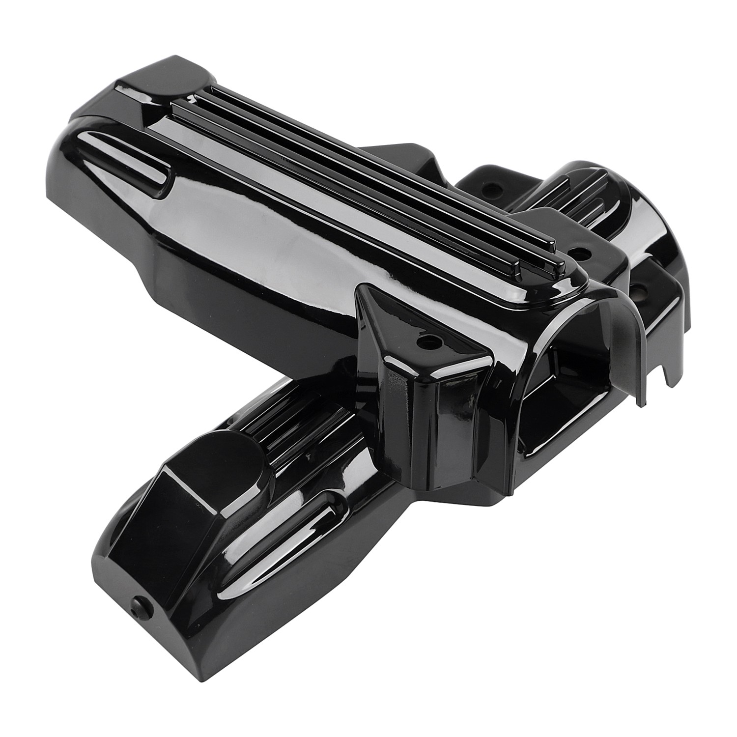 US Black Lower Fork Covers Upper Fork Slider Accent For Harley Road Street Glide