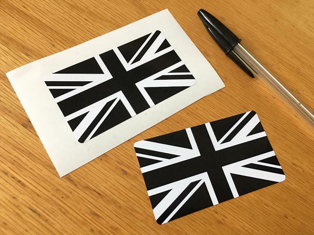 Great Britain UNION FLAG Stickers – (Pair)