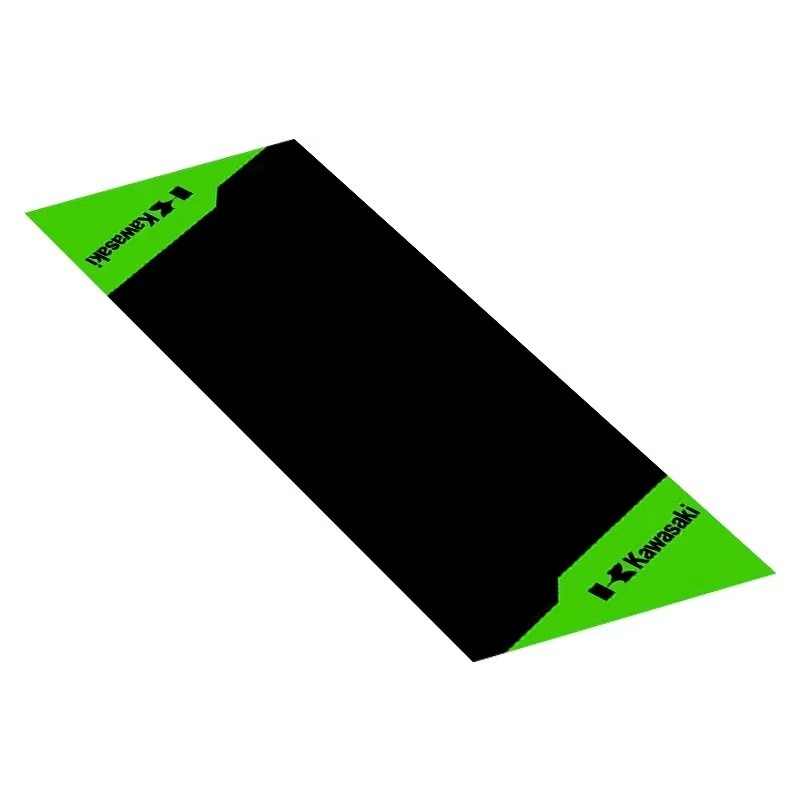 For Kawasaki Racing Garage Mat Workshop Heavy Duty TPR Antislip Rug