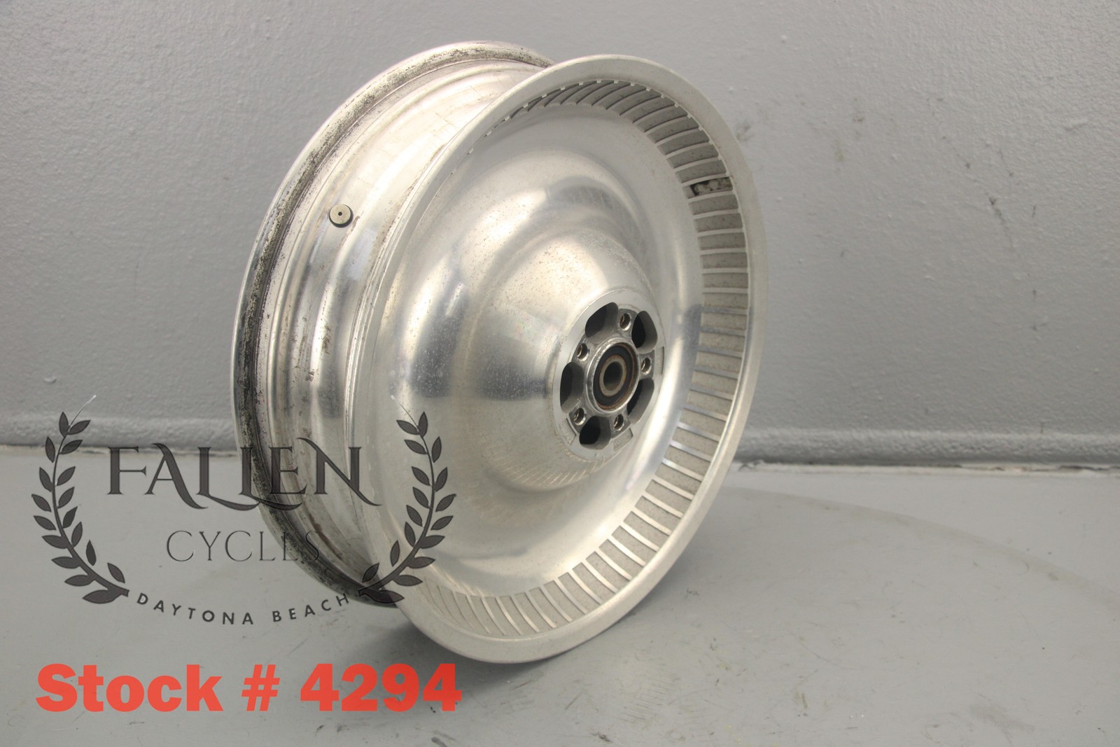 2006 Harley Softail Deuce 17″ x 4.5″ Back Rear Wheel Rim 3/4″ DISK #4294