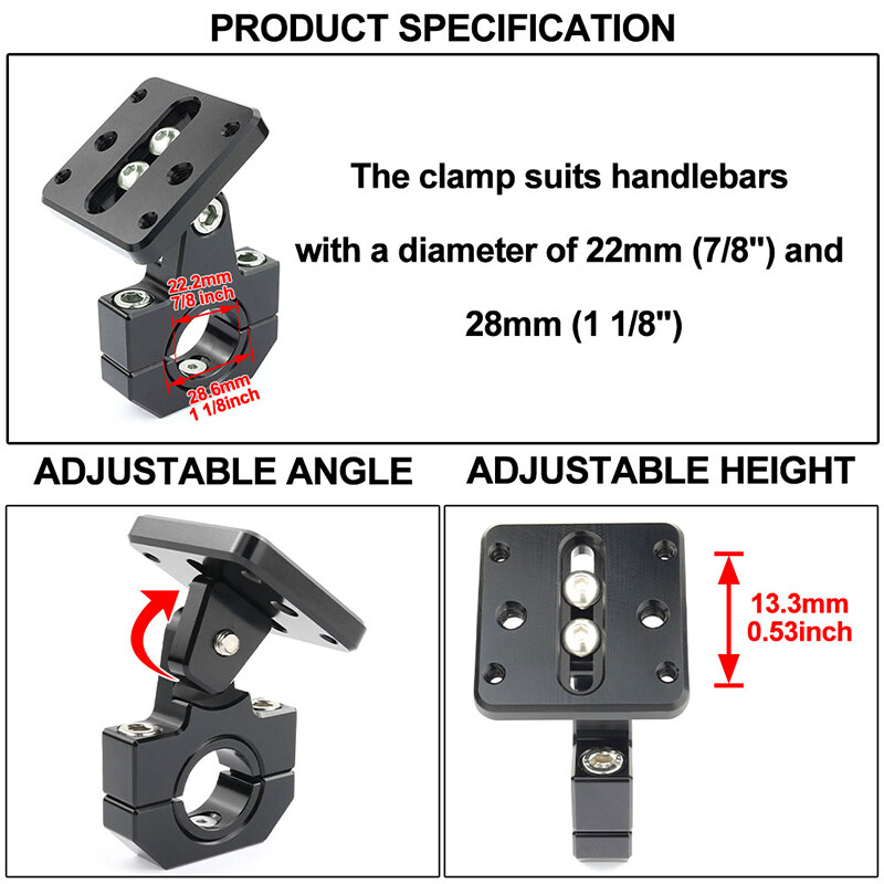 Universal Fit For Triumph Motorcycle GPS Navigation Phone Holder Mount Bracket