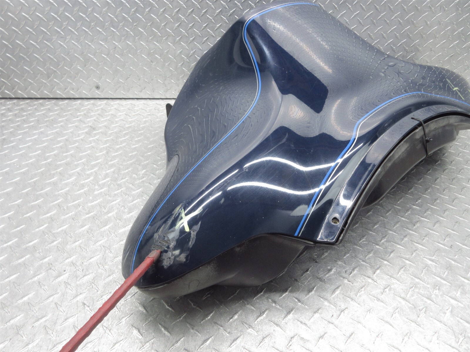 2001 Harley Electra Glide FLHTCUI Front Upper Batwing Fairing Fascia Cowl Cover