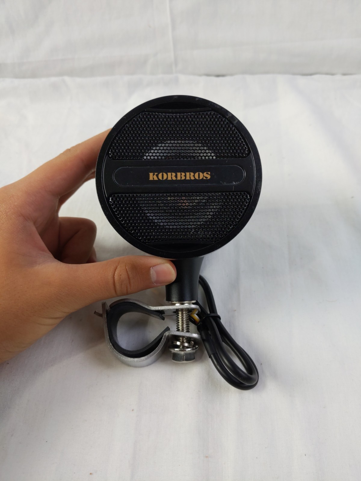 Only ONE, KORBROS MT-473 3 inch Motorcycle Bluetooth Speakers, Motor Radio