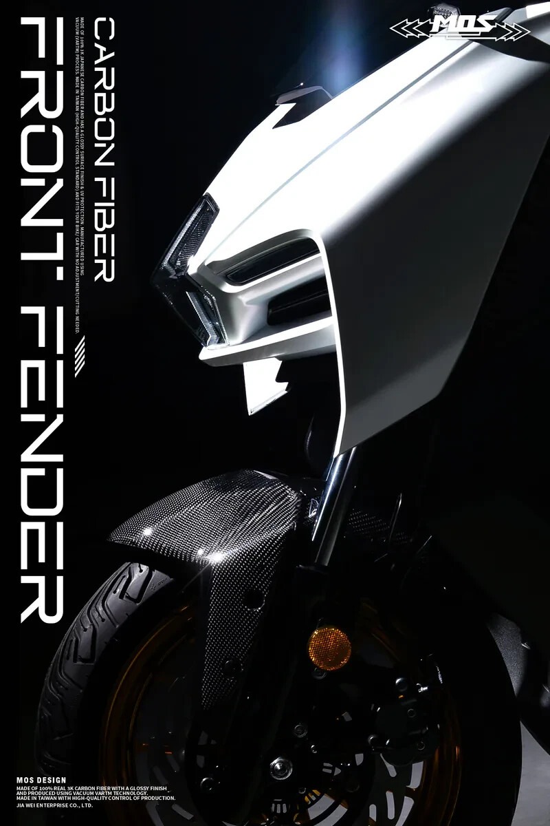 MOS Carbon Fiber Front Fender for SYM MMBCU / WILD TCS