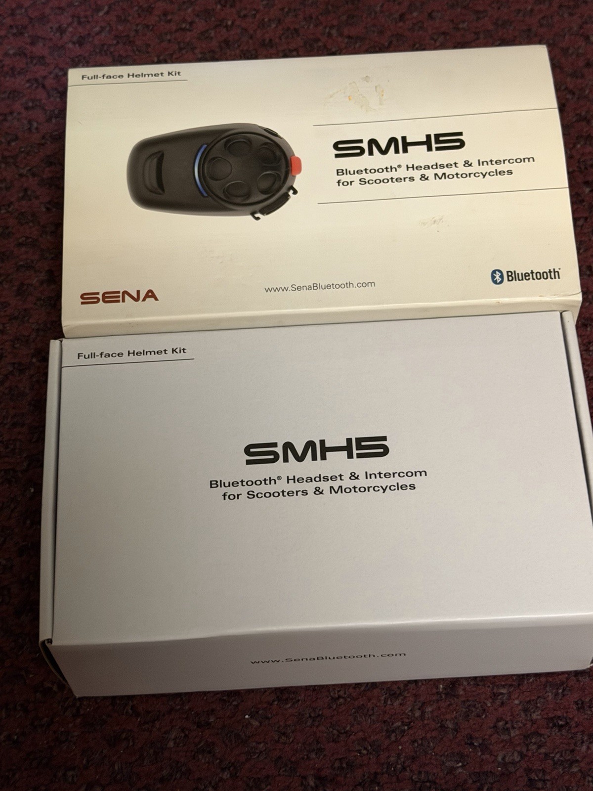 SENA SMH5 Motorcycle Bluetooth Communication System | Dual | Black