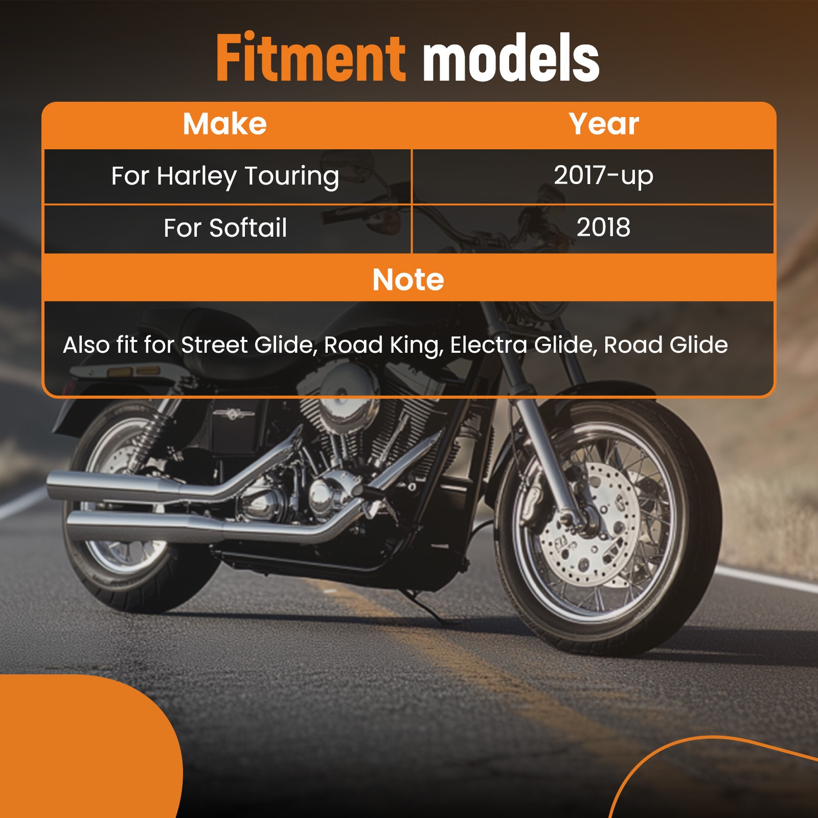 High Flow Air Cleaner for Harley Touring Road Glide Street Glide 2017-2024