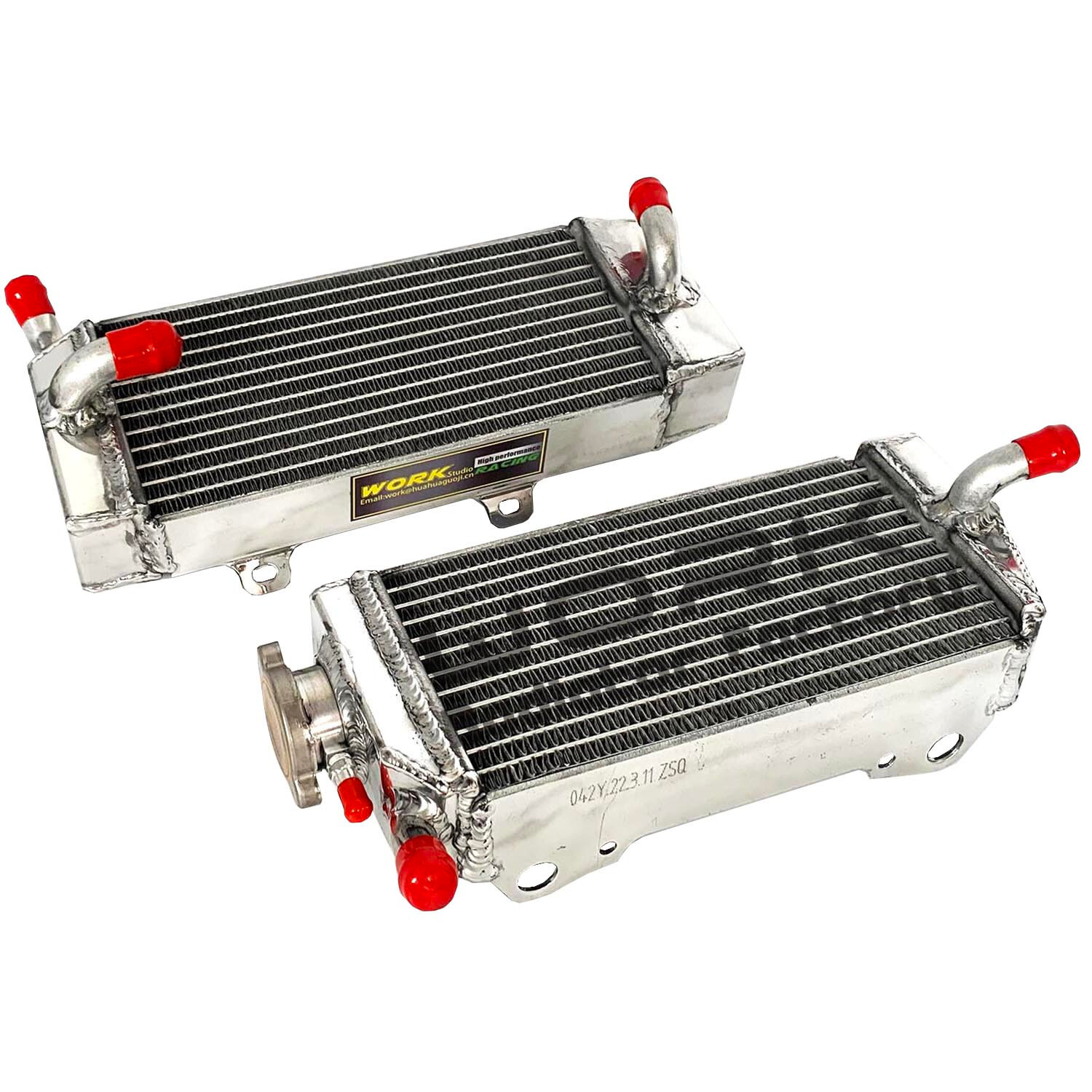 Right&Left Radiator for 05-08 06 Honda CRF450R 450R 2005-2008 2006 2007 Aluminum