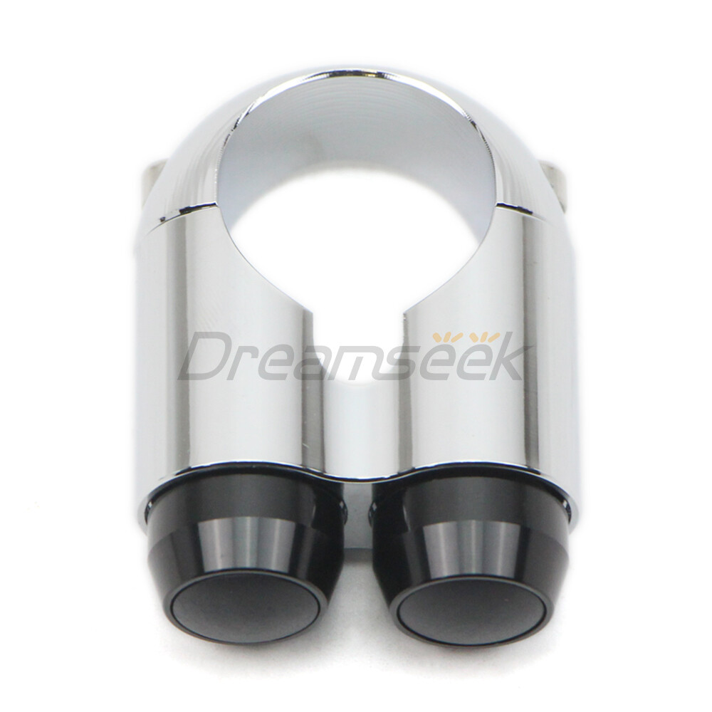 2 Button 1” Handlebar Switch Control Light Button Universal Motorcycle Chrome