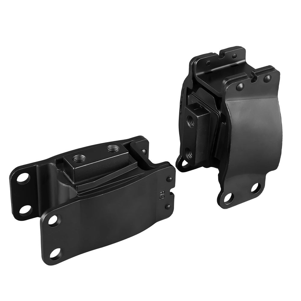 2PCS Front & Rear Isolators Engine Motor Mount for 1991-2017 Dyna FXD/FXDWG