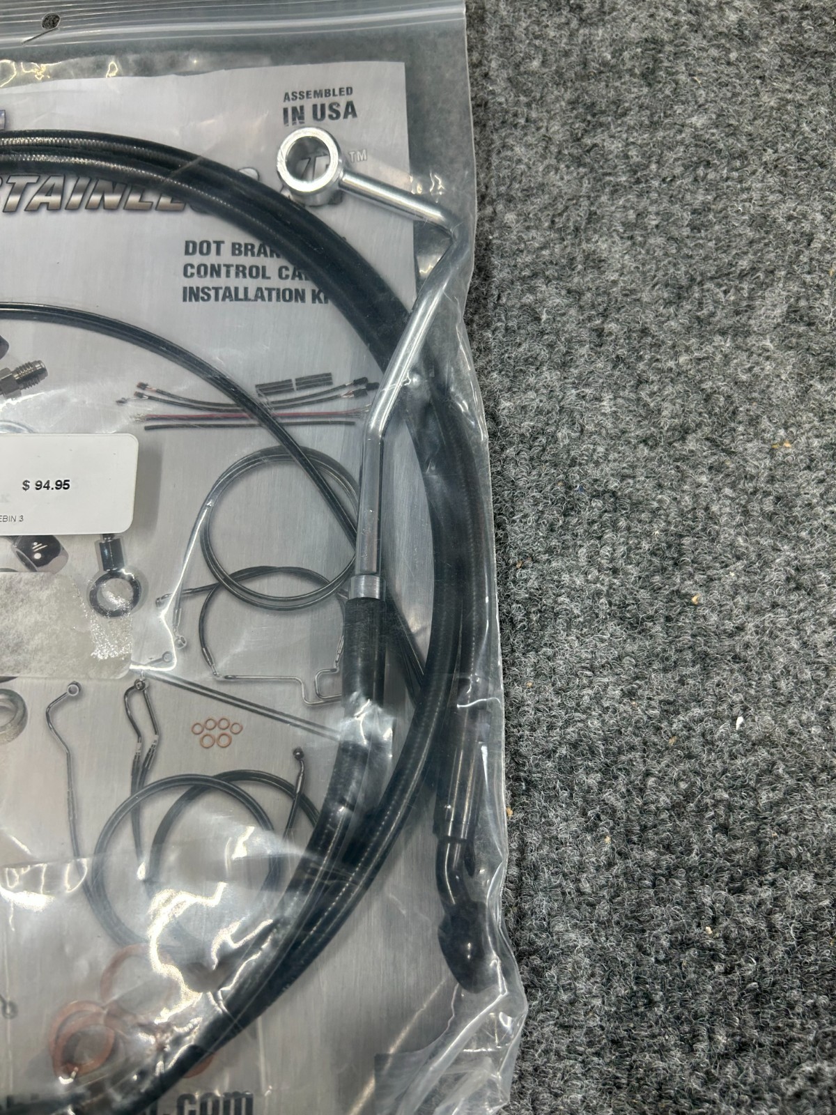 MAGNUM XR BLACK Upper Brake Line SBB1401-68 1741-5638