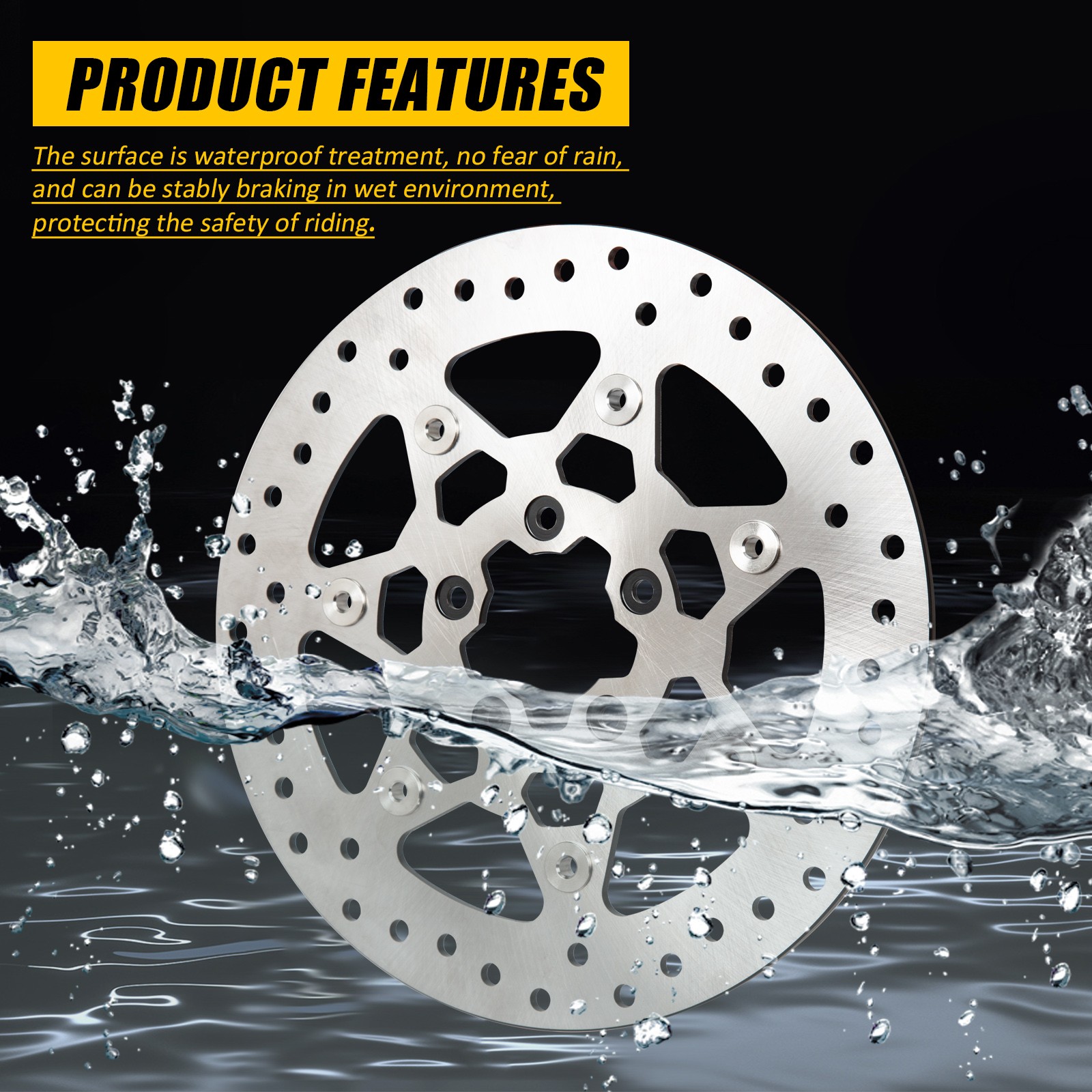11.8″ Floating Front Brake Rotor For Harley Fatboy Heritage Softail FLSTC 00-14