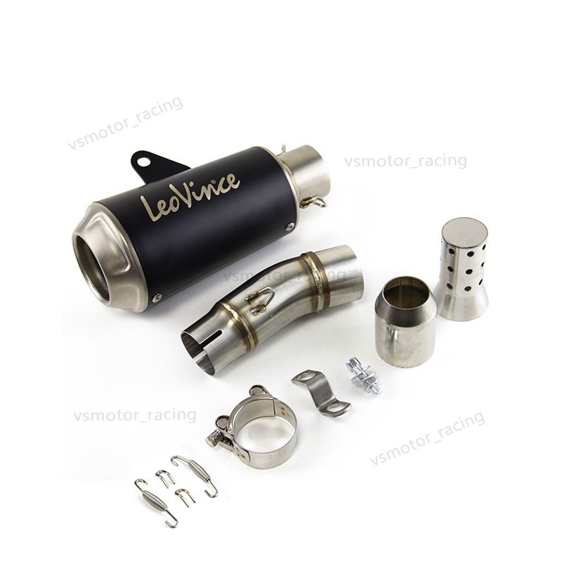 Ninja 500 2018-2026 for Kawasaki Z500 Slip On Exhaust Pipe Black Muffler Tips