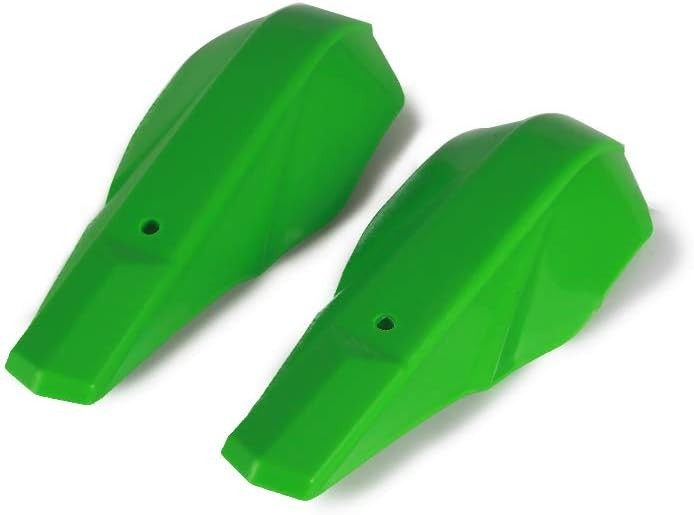 Ergonomic Motorcycle Handguards – Green Powder-Coated Protection for Dirt Bikes