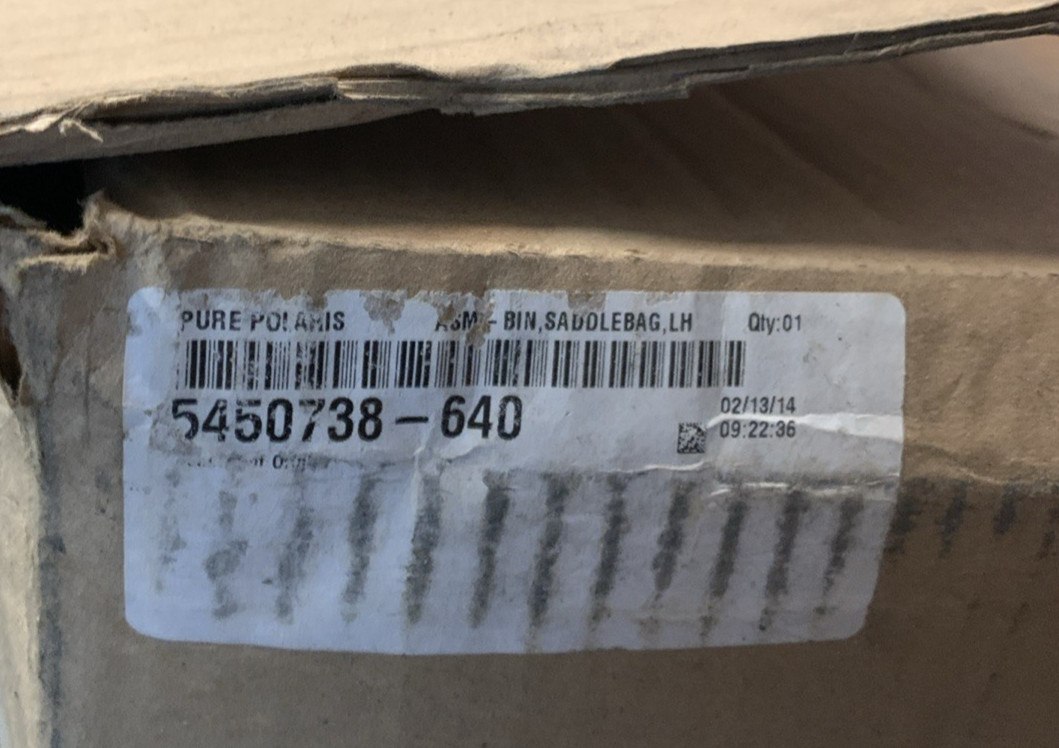INDIAN GENUINE INDIAN BLUE LH (ONLY) SADDLEBAG BIN BOTTOM (ONLY) 5450738-640