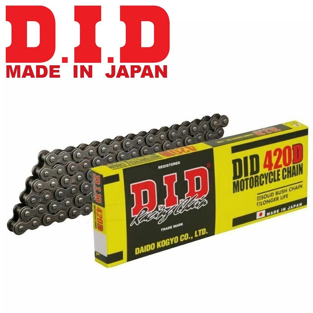 D.I.D 420D 110-links Rear wheel drive chain motorcycle chain 420 oem did black