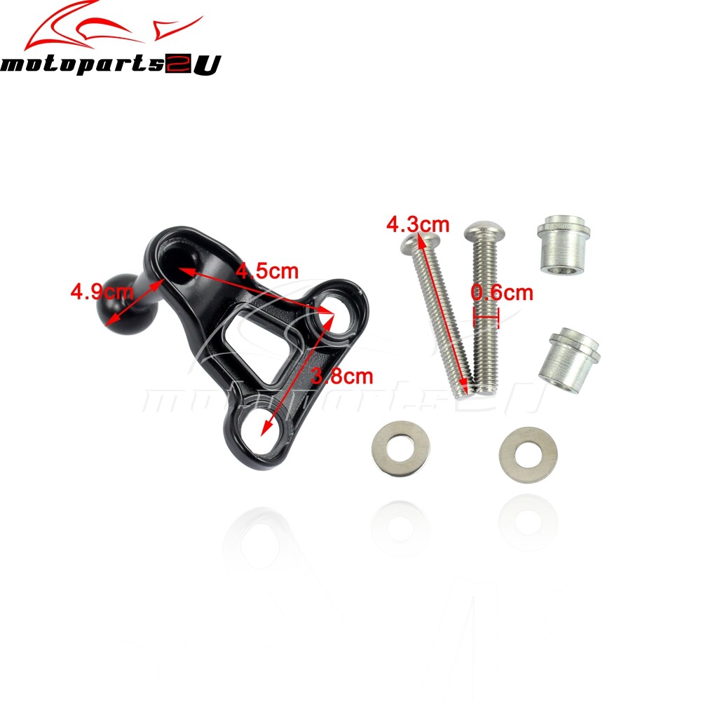 Handlebar Phone Carrier Mount Holder 360° Rotation Bracket For Harley Sportster