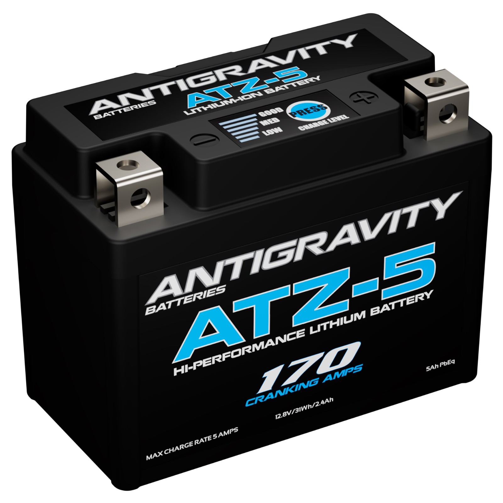 Antigravity ATZ-5-X Lithium Motorcycle Battery Replaces YTZ5S YTZ7S BTZ5S