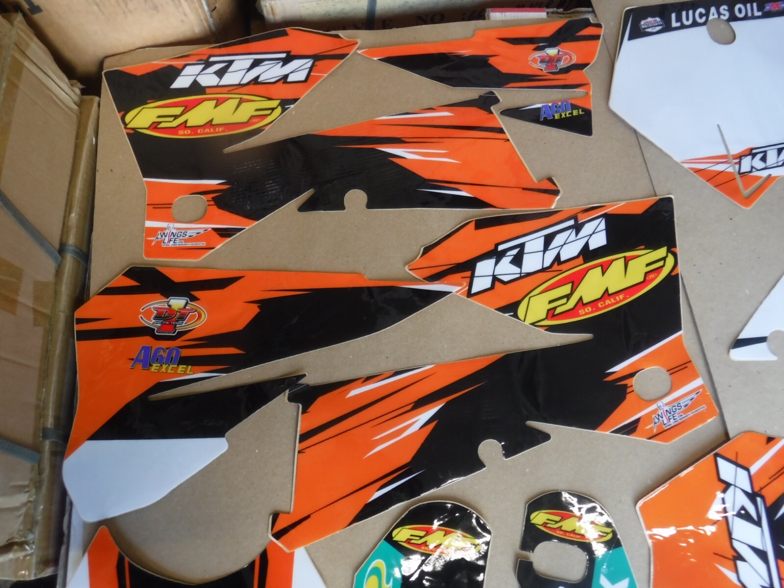 FLU TEAM FMF KTM GRAPHICS 2005 2006 SXF XC XCF SX & 2006 2007 EXC XCFW XCW