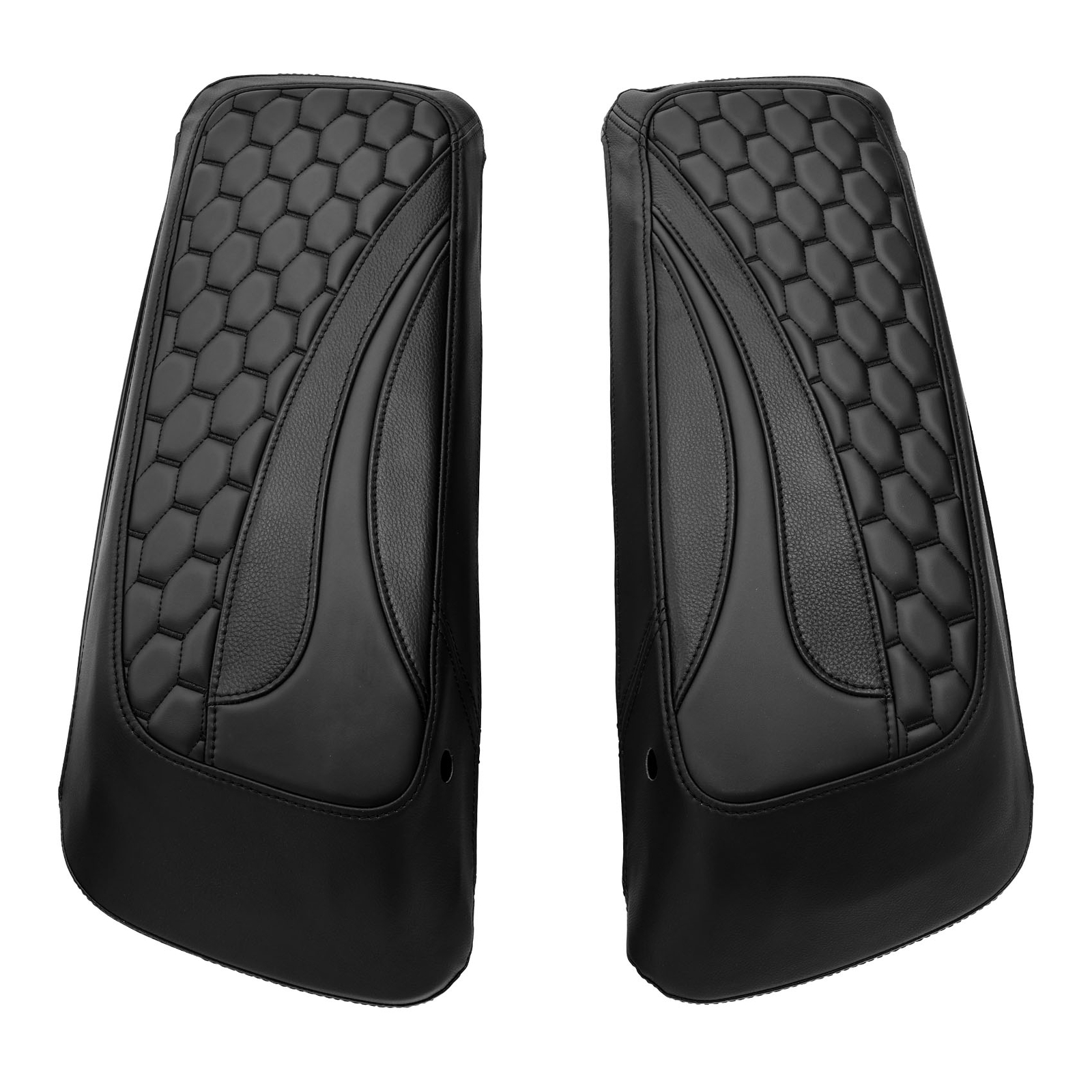 Hard Saddlebag Saddle Bags Lid Covers Fit For Harley Touring Road Glide 2014-Up