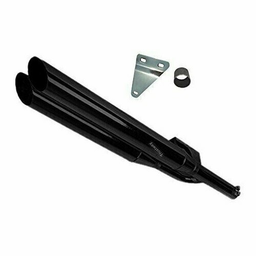 “Fit For Royal Enfield -Bike Double Barrel Exhaust Silencer Dual Double Pipe”