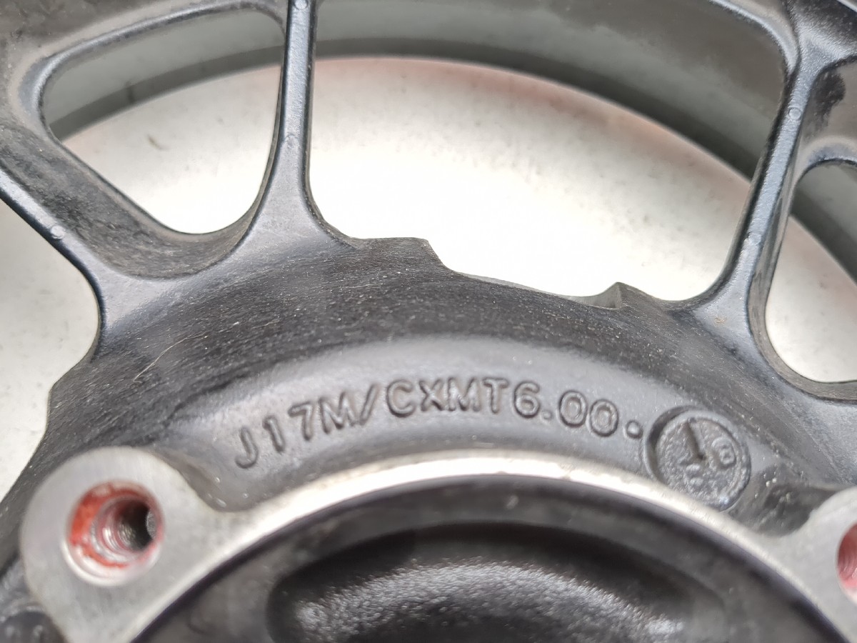 10-22 Kawasaki ZG1400C Concours Rear Wheel Rim STRAIGHT 17X6.00