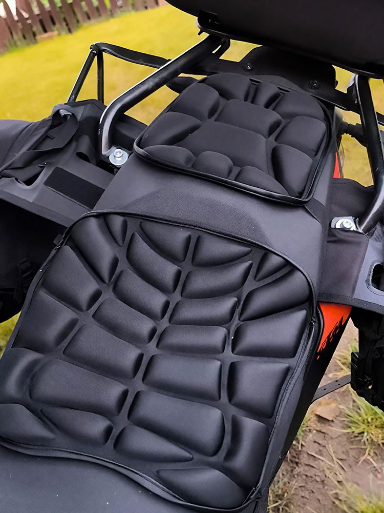 Black Motorcycle Parts Seat Cover Cushion Shockproof Pad Breathable Accessories