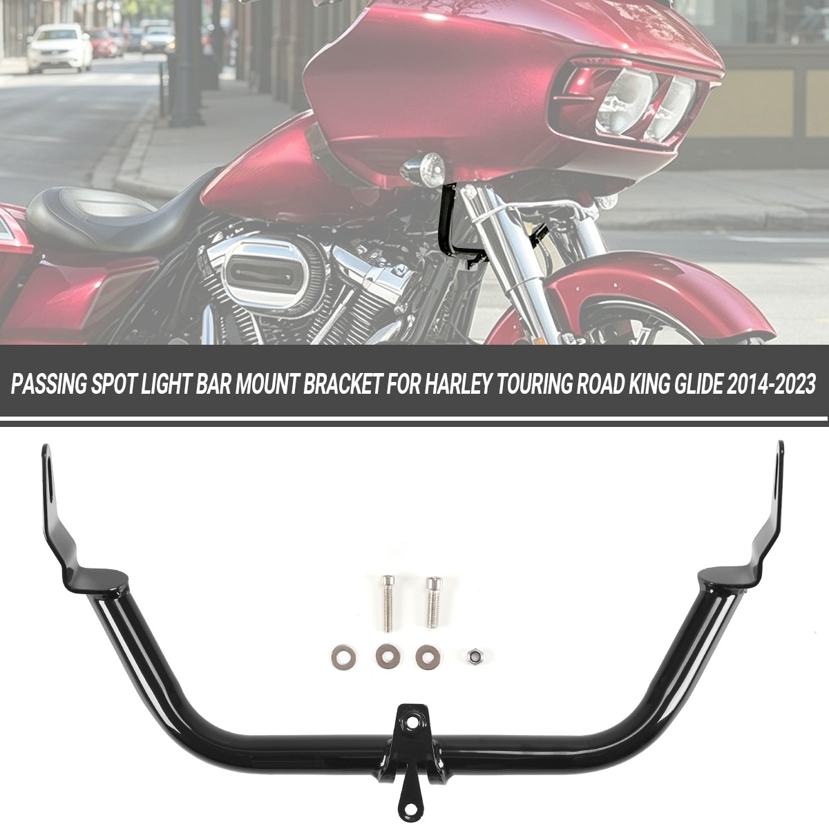 Front Lower Fairing Support Bracket Mount Kit For Harley Road Glide 2015-2025