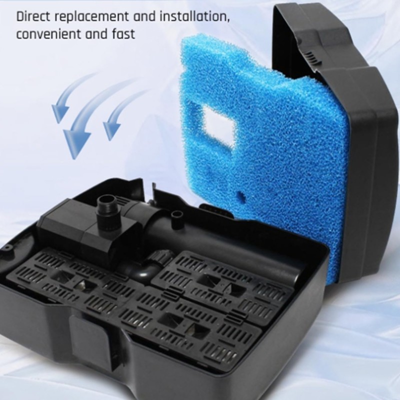 3Pcs Oxidation Resistant Filter Spongiform 660GPH for Spring Fan Maintenance