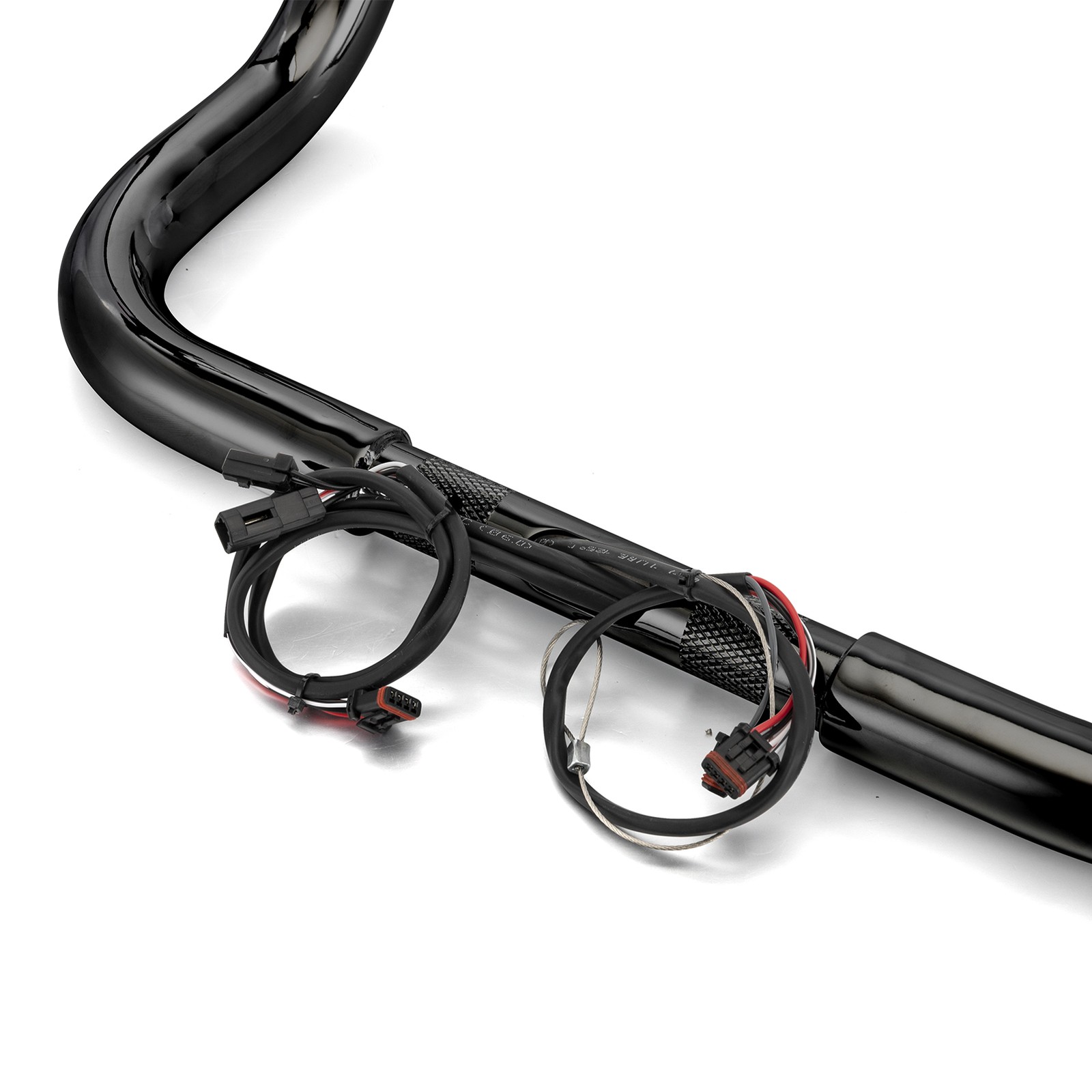 MOFUN 10″ Rise Black Pre-wired Bagger Bar-Sharp For Harley Electra Glide
