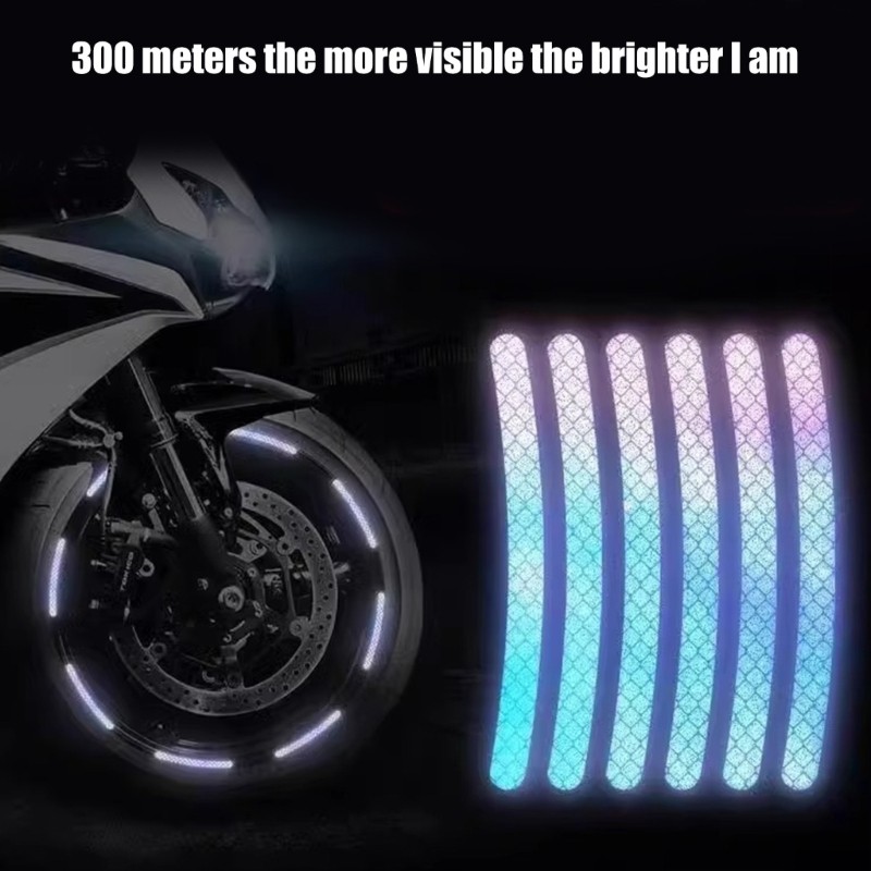 20lots Reflective Safety Strips Outdoor Self-adhesive Conspicuity Tape