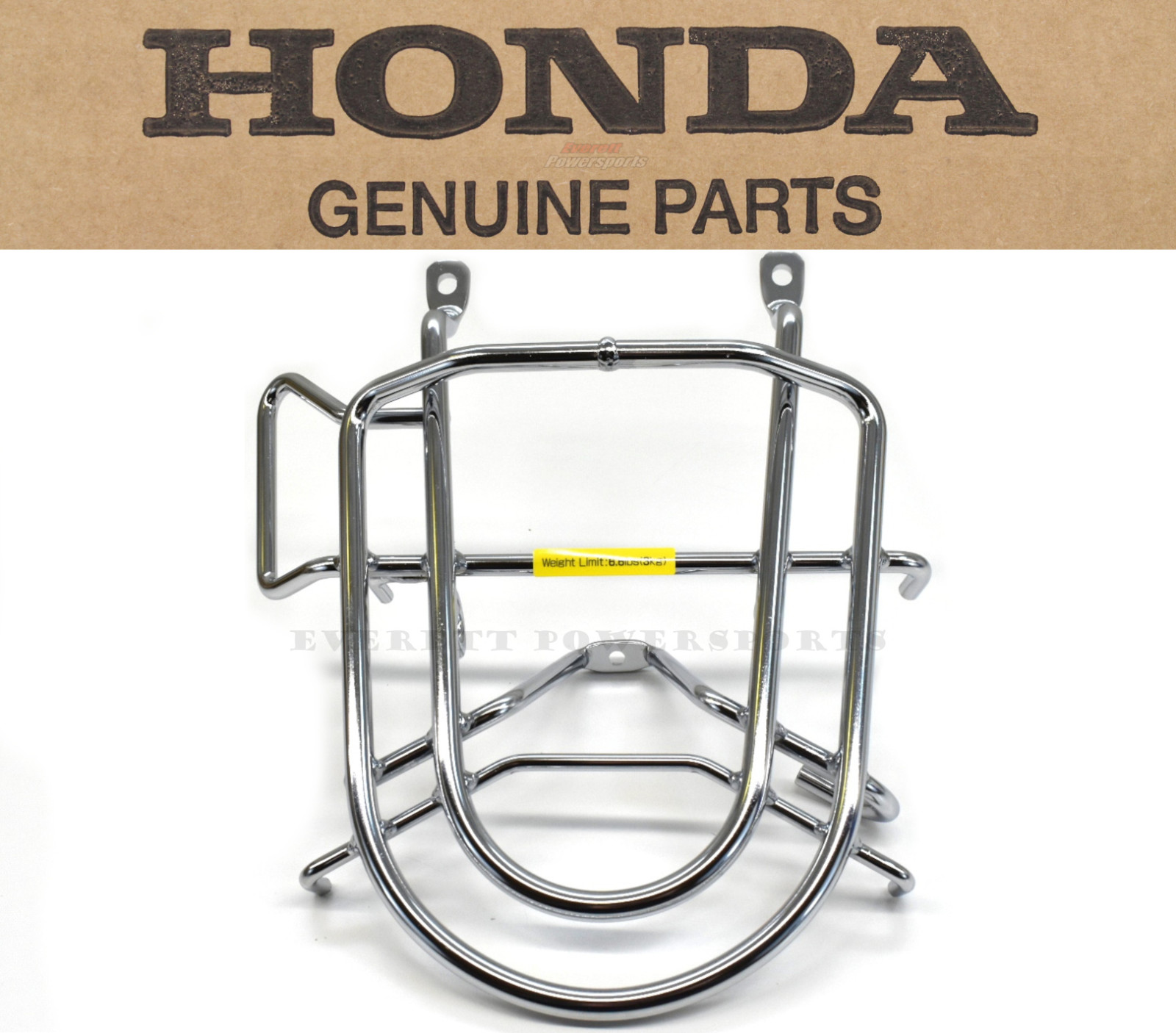 Chrome Rear Rack Luggage Carrier 16-22 Metropolitan NCH50 NCW50 Honda #V236