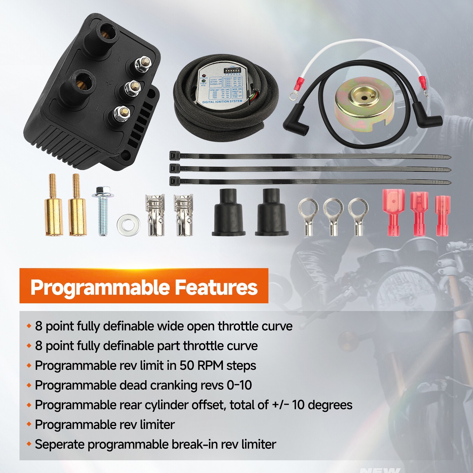 Replace Ultima Programmable Ignition 53-660 For Harley Shovelhead Evolution New
