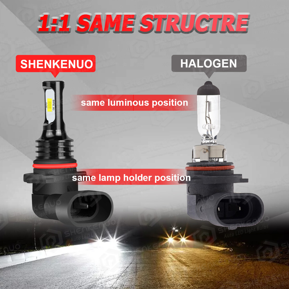 9005 H7 For Subaru Tribeca 2008-2014 LED HEADLIGHT High Low Beam Bulbs White Kit