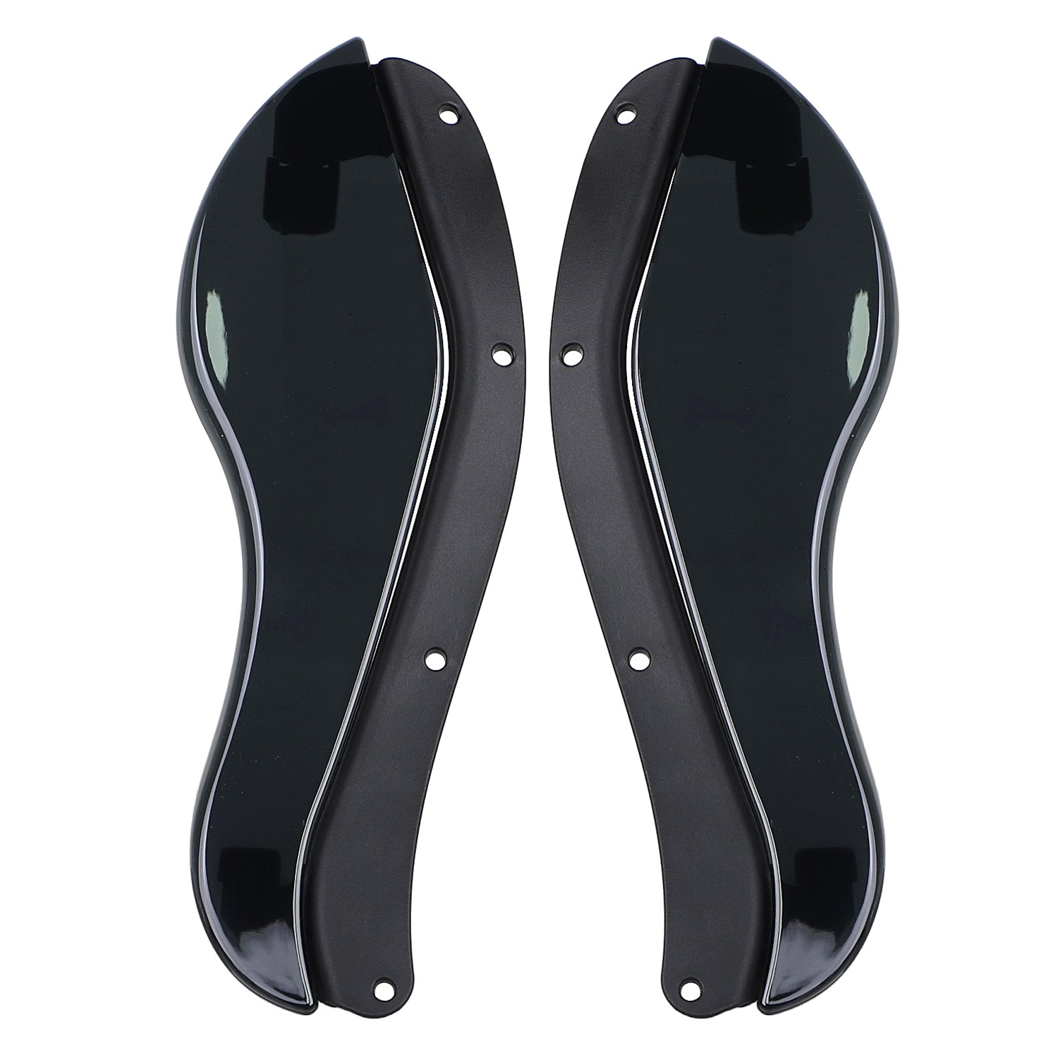 Smoke Fairing Side Wings Wind Air Deflectors For Harley Electra Glide FLHTC FLHT