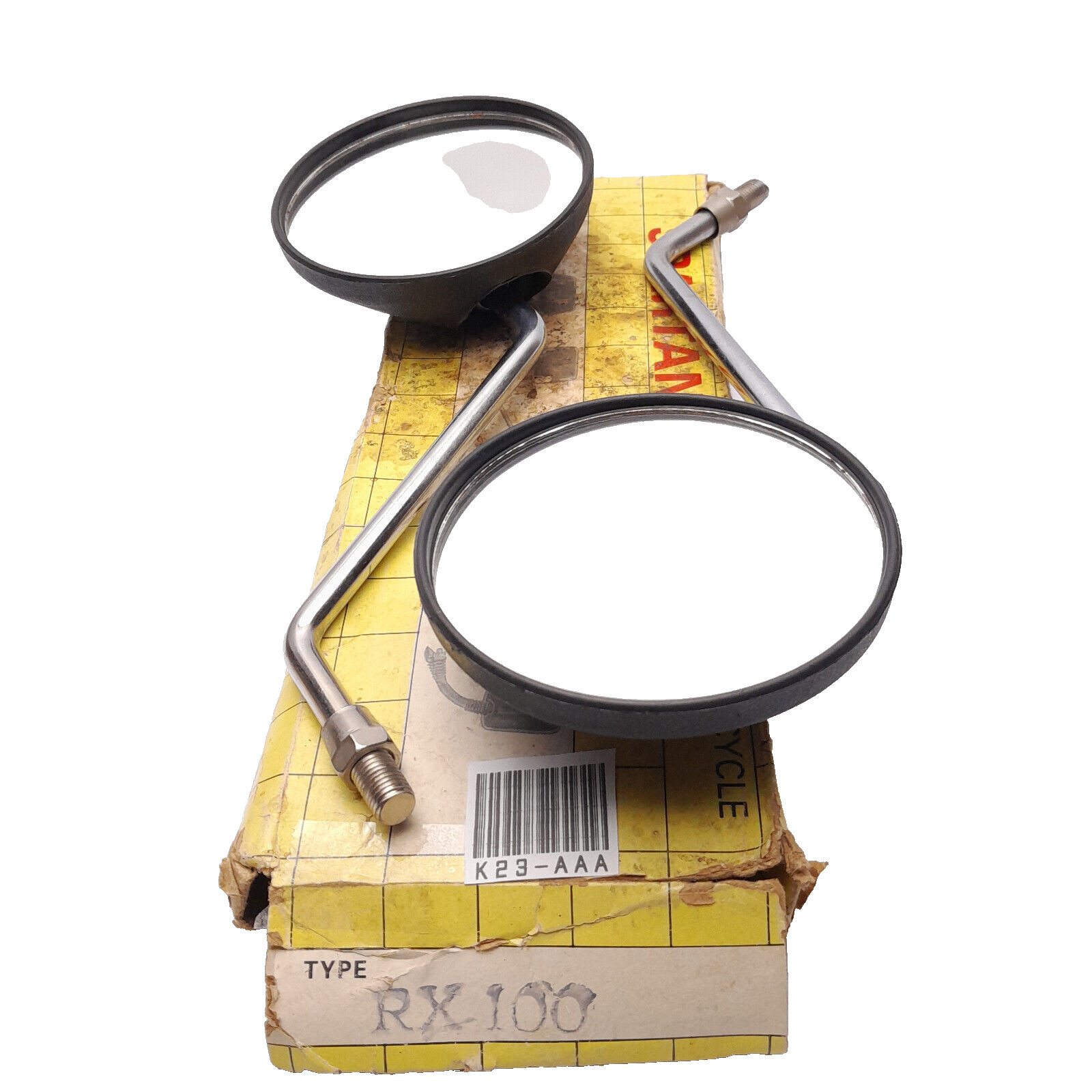 Yamaha RX100 DT100 DT125 Mayfit RD80MX RS100 RS125 200 TY125 FS1 Mirrors NOS #9