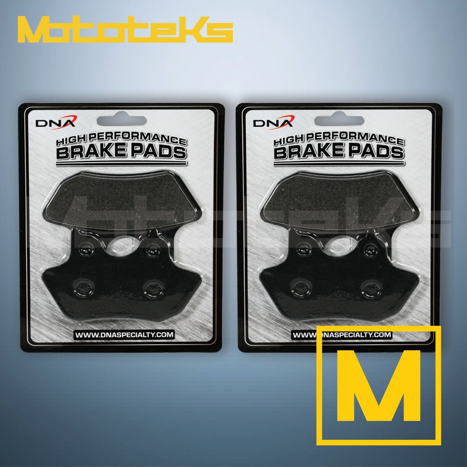 HARLEY DAVIDSON BRAKE PADS SEMI SINTERED METALLIC FOR DYNA FRONT&REAR SET