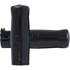 Avon OLD-69-BLACK Old School Rubber Black Hand Grips for Cable Op Throttle