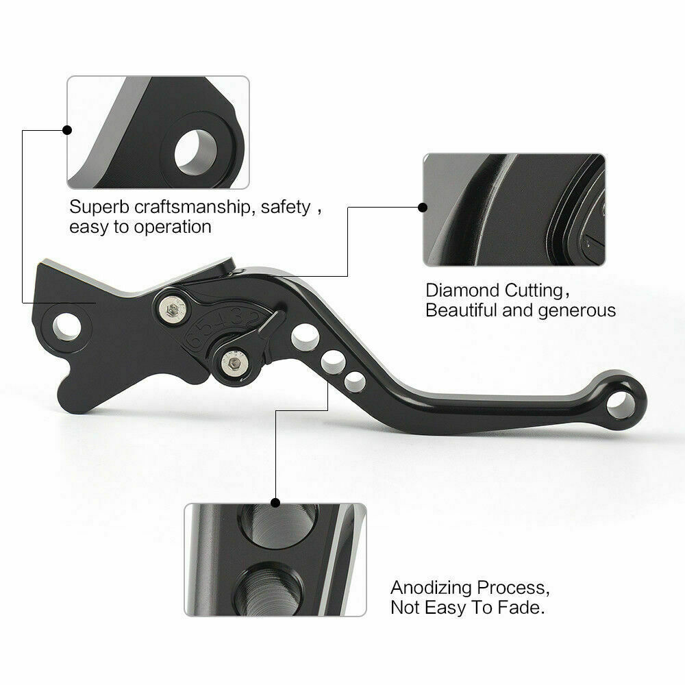 For Yamaha YZF R6 2017-2020 R1 R1M R1S 2015-2021 CNC Shorty Brake Clutch Levers