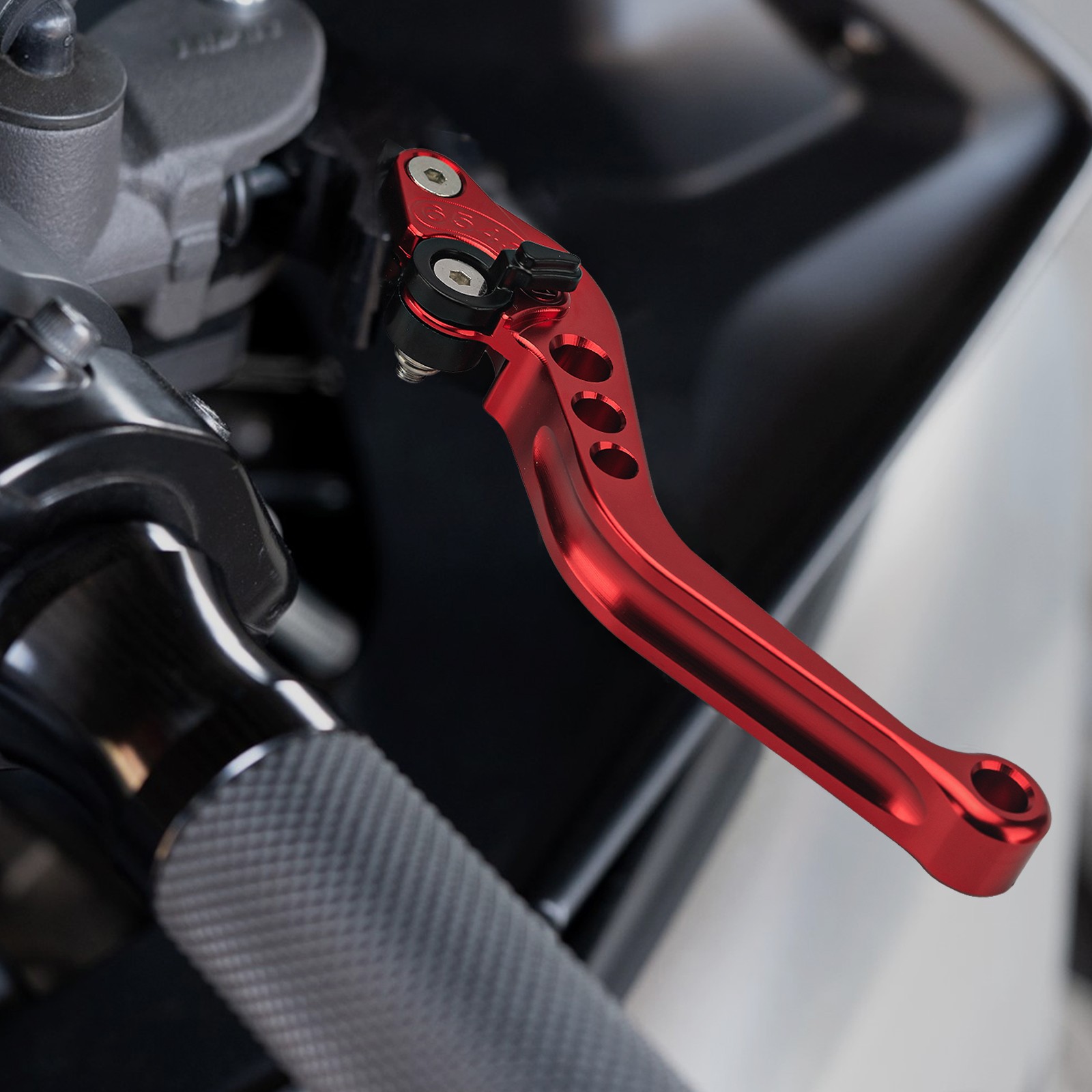 2pcs CNC 7/8″ Motorcycle Hydraulic Brake Clutch Lever Master Cylinder Reservoir